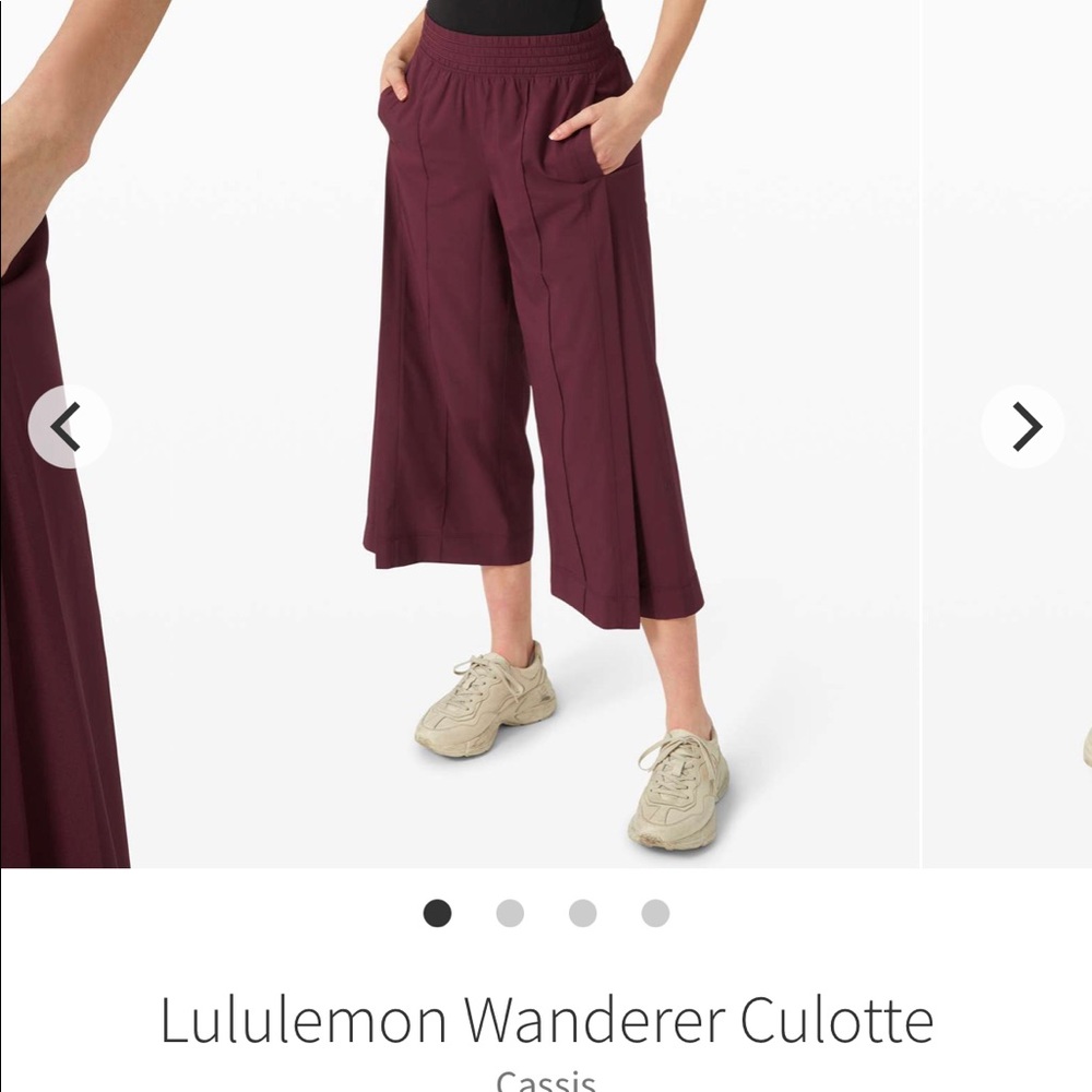 Lululemon wanderer culotte